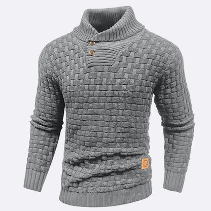 Men's Pullover with Shawl Collar