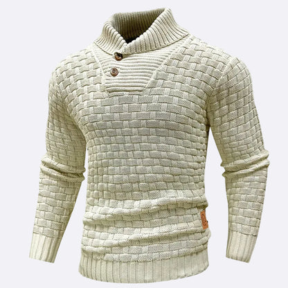 Men's Pullover with Shawl Collar
