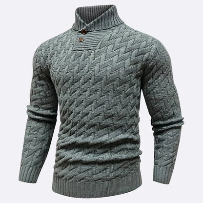 Men's Pullover with Shawl Collar