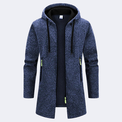 Stylish elongated men's cardigan