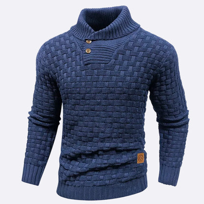 Men's Pullover with Shawl Collar