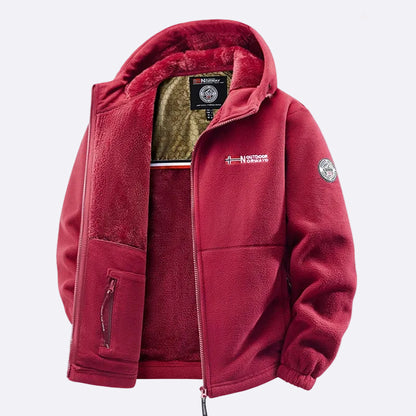 Men's Fleece Jacket with Hood