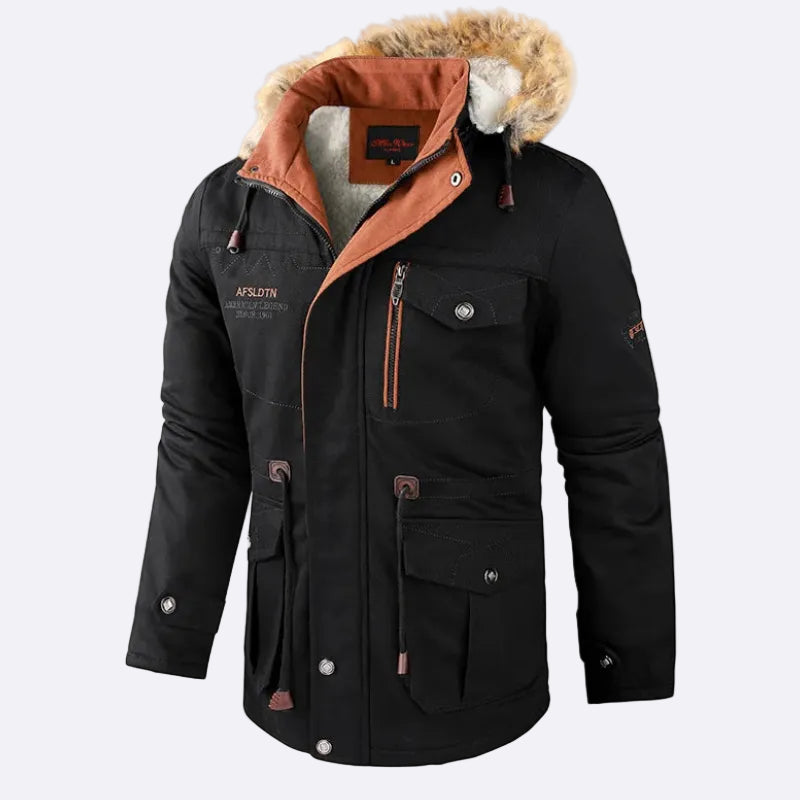 Men's Insulated Parka with Hood