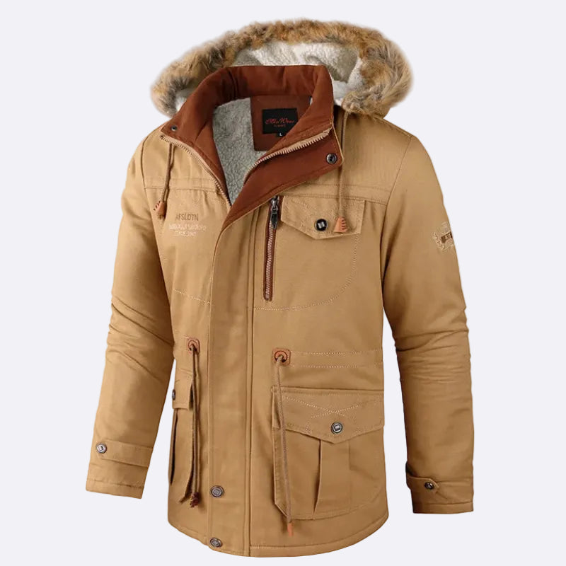 Men's Insulated Parka with Hood