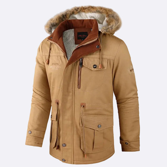 Men's Insulated Parka with Hood
