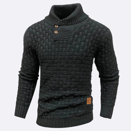 Men's Pullover with Shawl Collar