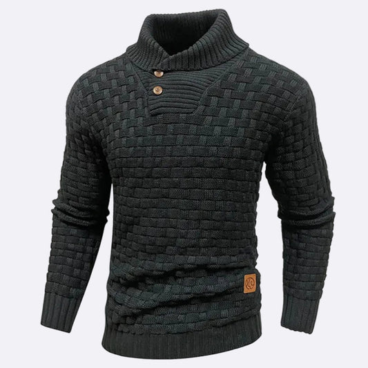Men's Pullover with Shawl Collar