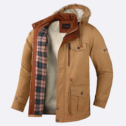 Men's Insulated Parka with Hood