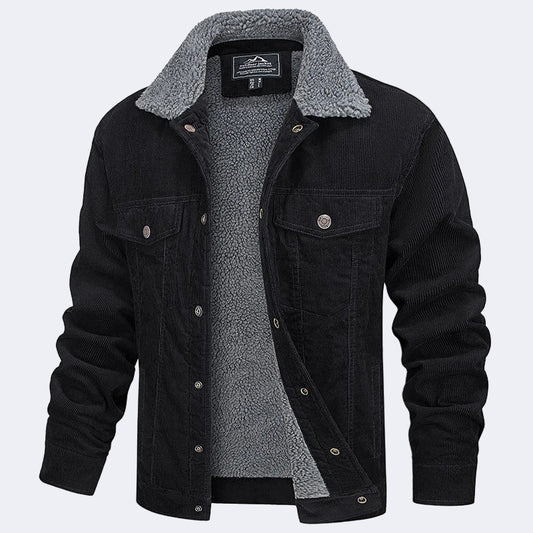 Men's insulated corduroy jacket