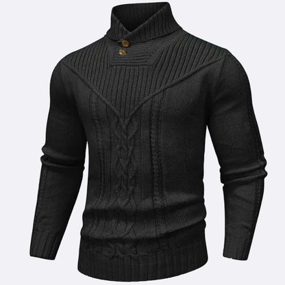 Men's Pullover with Shawl Collar
