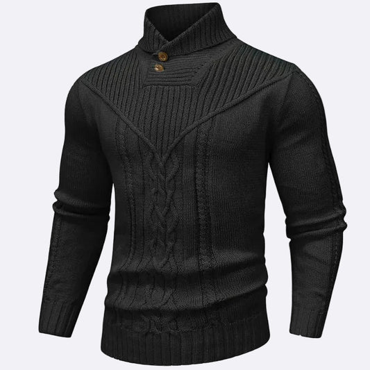 Men's Pullover with Shawl Collar