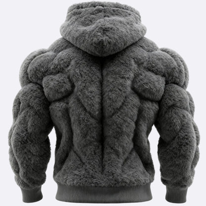 Men's Fashionable Flannel Hoodie