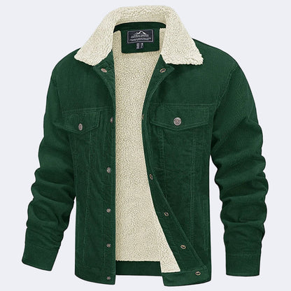 Men's insulated corduroy jacket