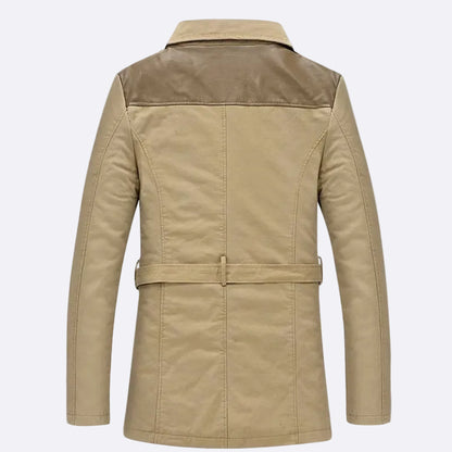Men's insulated trench Coat