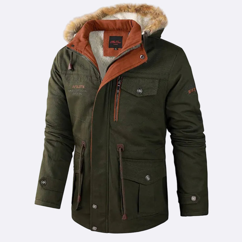 Men's Insulated Parka with Hood