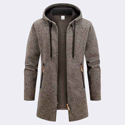Stylish elongated men's cardigan