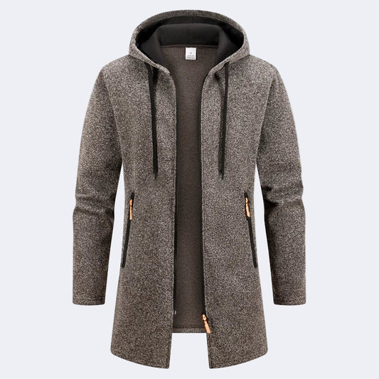 Stylish elongated men's cardigan