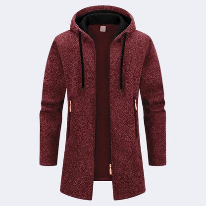 Stylish elongated men's cardigan