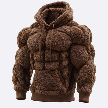 Men's Fashionable Flannel Hoodie