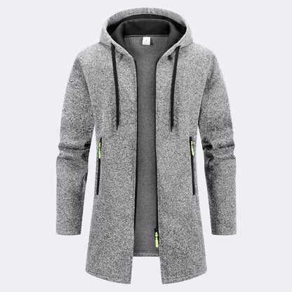 Stylish elongated men's cardigan