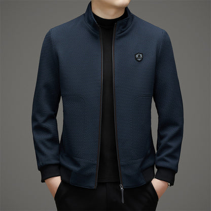 Stylish jacket with a stand-up collar