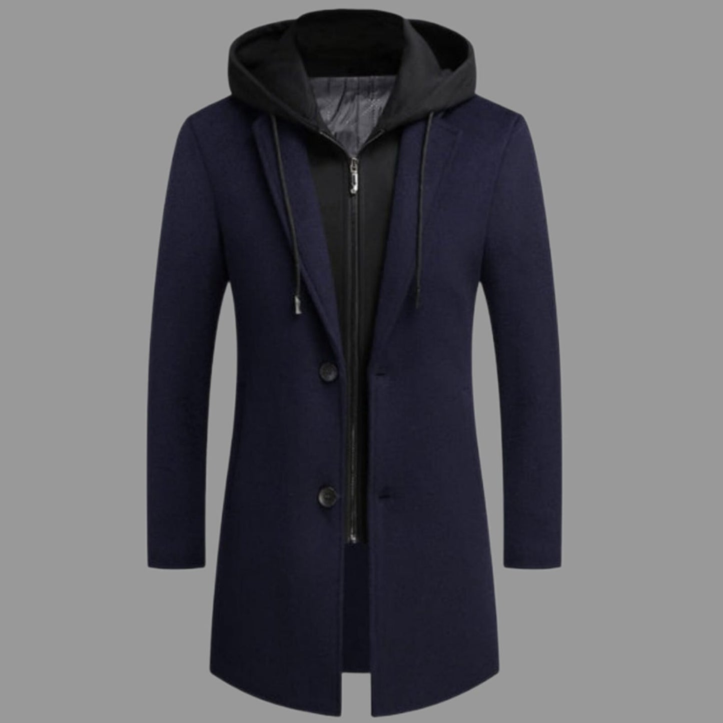 HOODED WINDPROOF COAT