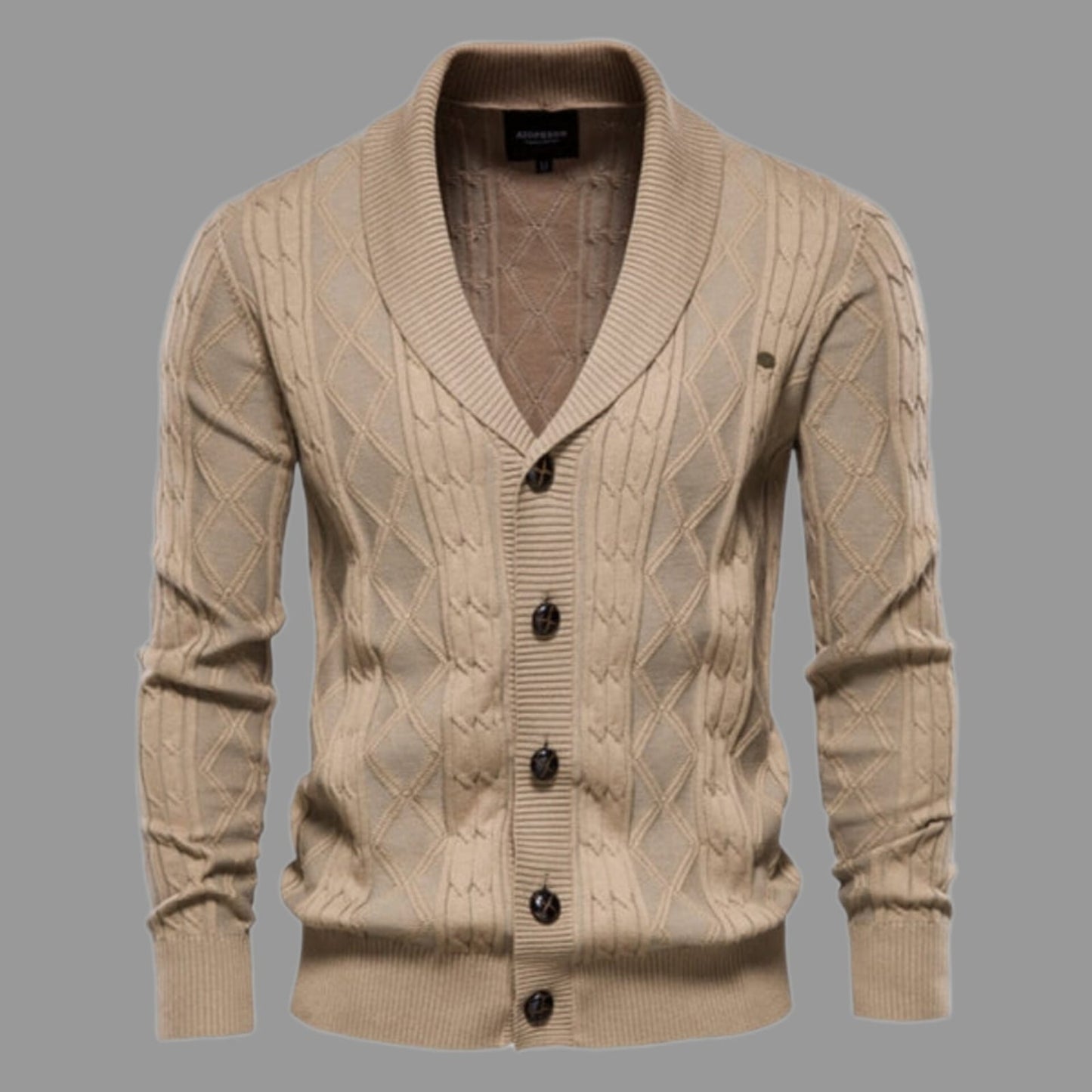 Fashionable men's cardigan