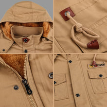 Load image into Gallery viewer, Casual Warm Fleece Bomber Jacket
