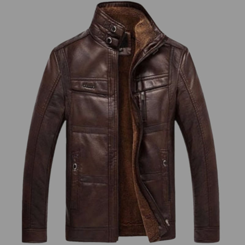 JACKET MADE OF HIGH-QUALITY ARTIFICIAL LEATHER