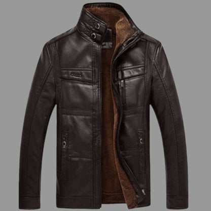 JACKET MADE OF HIGH-QUALITY ARTIFICIAL LEATHER