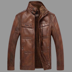 JACKET MADE OF HIGH-QUALITY ARTIFICIAL LEATHER