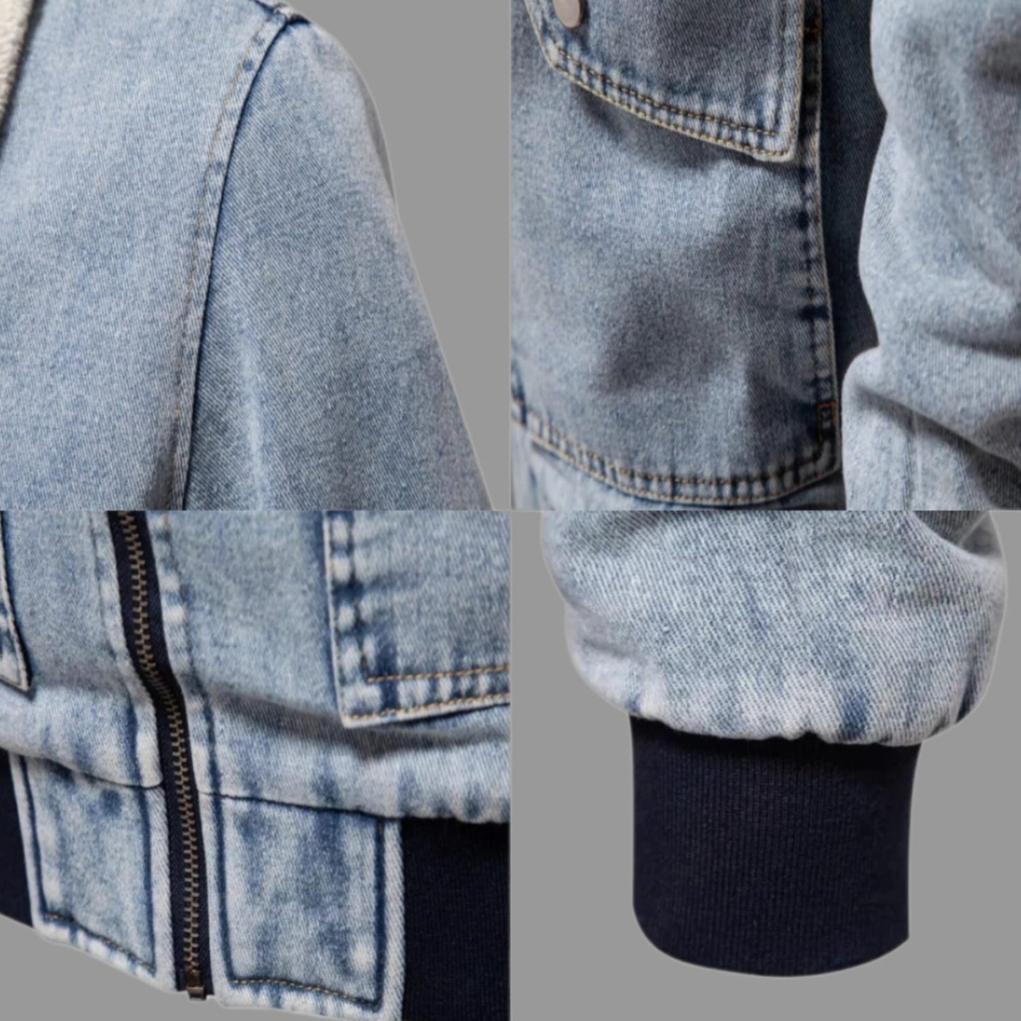 STYLISH INSULATED DENIM JACKET