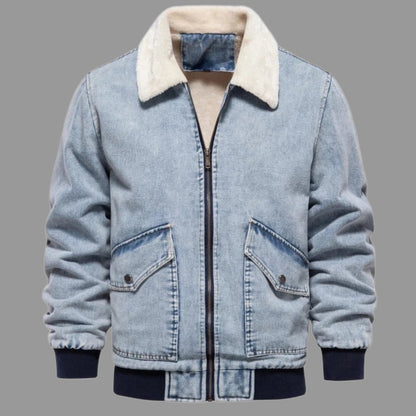 STYLISH INSULATED DENIM JACKET