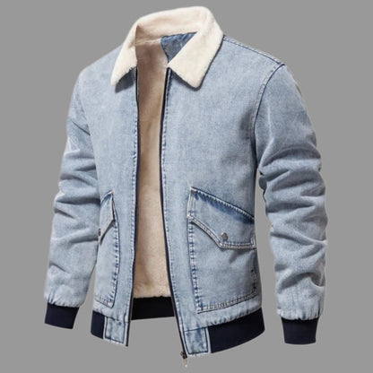 STYLISH INSULATED DENIM JACKET