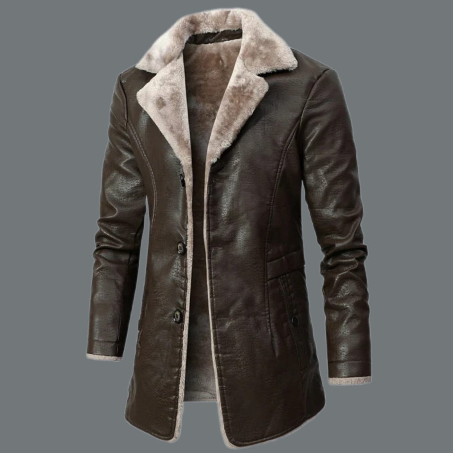 ELEGANT MEN'S WARM COAT