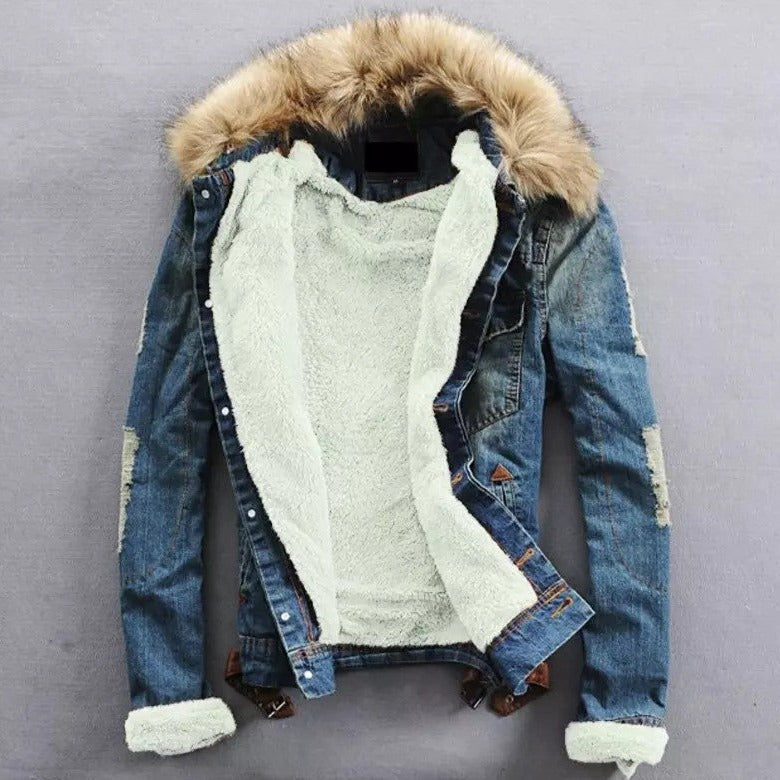 Denim casual jacket