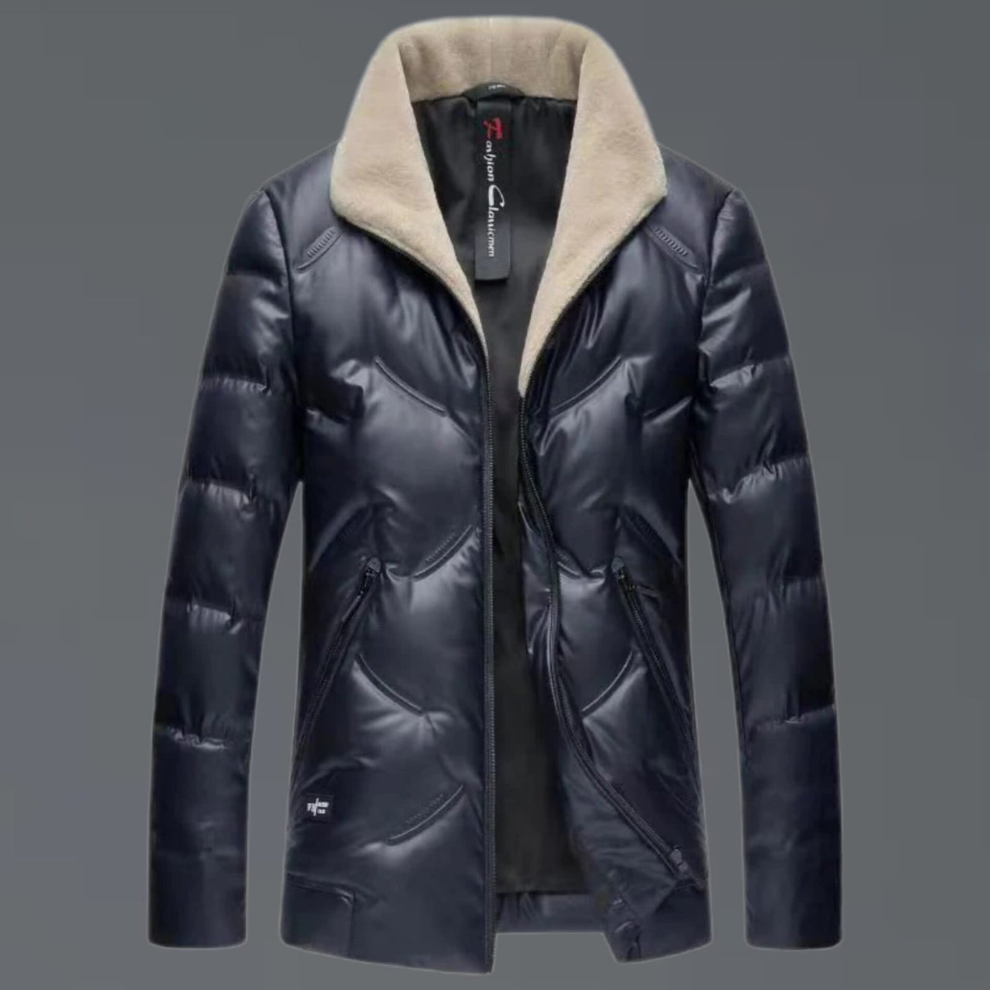 Luxury insulated men's jacket