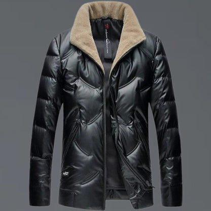 Luxury insulated men's jacket