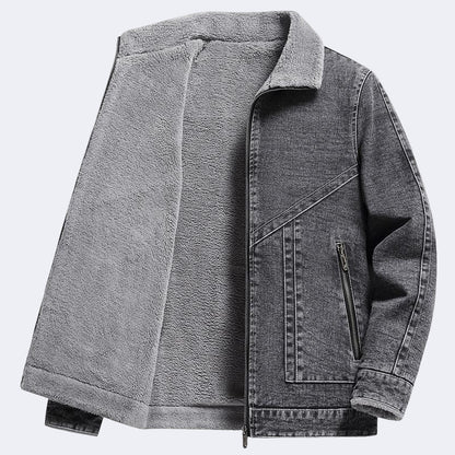 Insulated denim jacket