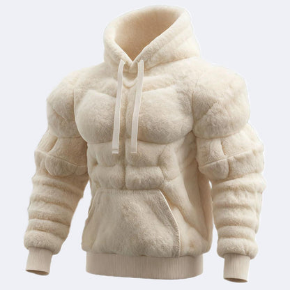 Men's Fashionable Flannel Hoodie