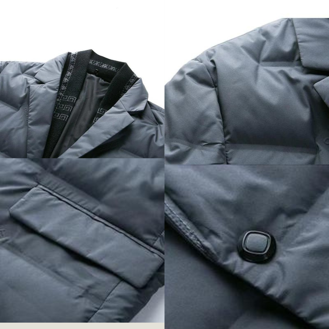 Fashionable insulated men's blazer