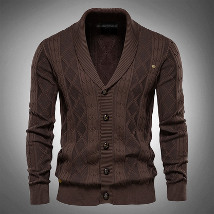 Fashionable men's cardigan