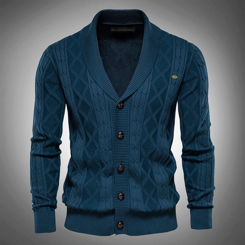 Fashionable men's cardigan