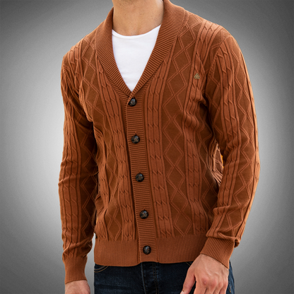 Fashionable men's cardigan