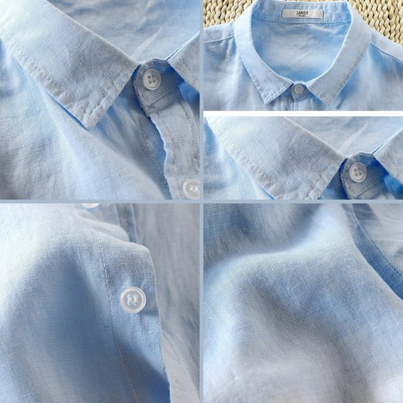 Gradient Linen Shirt