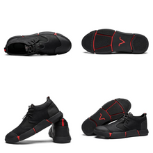 Load image into Gallery viewer, BLACK MEN&#39;S CASUAL SNEAKERS
