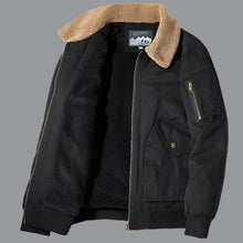 Load image into Gallery viewer, Winter warm jacket with fur collar
