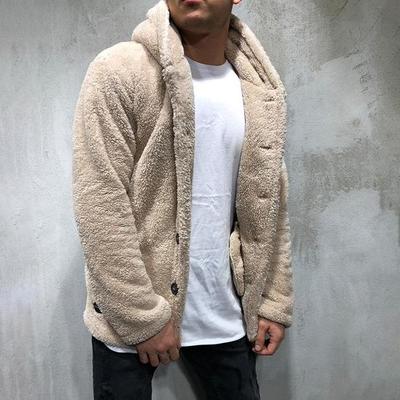 Stylish men's fur jacket