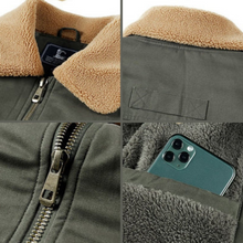 Load image into Gallery viewer, Winter warm jacket with fur collar
