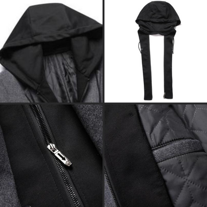 HOODED WINDPROOF COAT